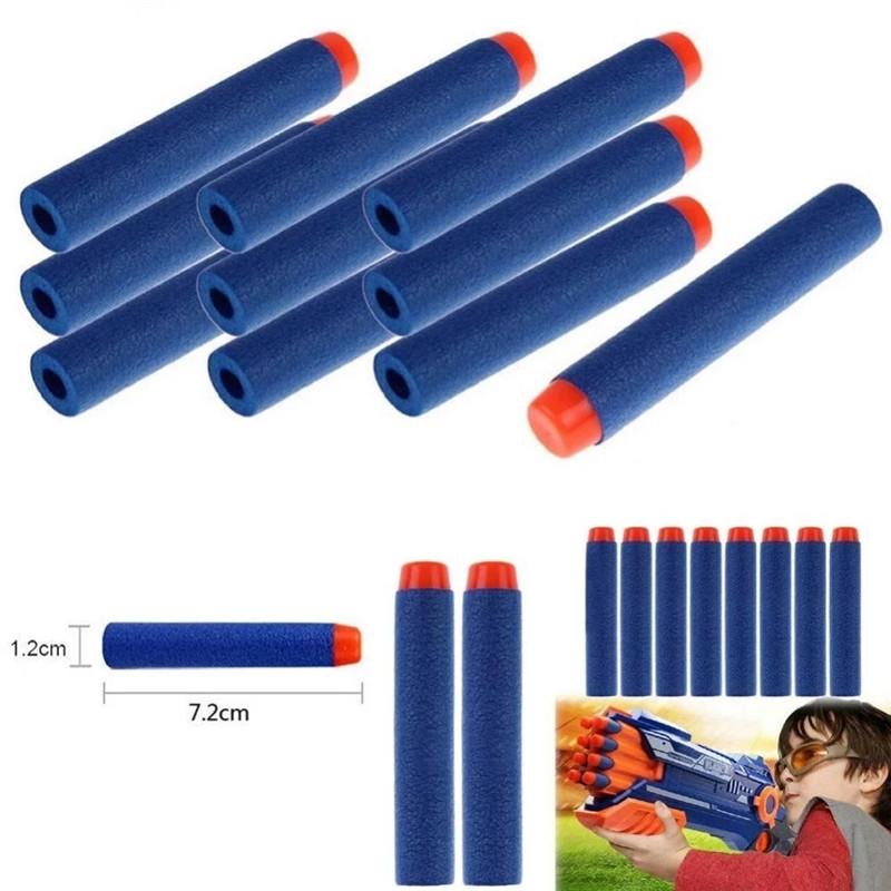 EVA Soft Bullet Round Suction Head Refill Darts Bullets for Gun Kids Toy Guns Accessories Bullets for Series Blasters Xmas
