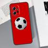 Football Soccer Ball Case For Xiaomi Redmi Note 14 9 10 11 12 13 Pro 11S Cover For Redmi 15 15C 14C 12C 10C 13C