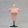 Scale Scale Figure Female Sexy Pink Sports Not Pink 1/6 Costume, 1/6 Clothes, Short-Waisted T-Shirt, T-Shirt, T-Shirt (Body, Head, Shoes, Etc.
