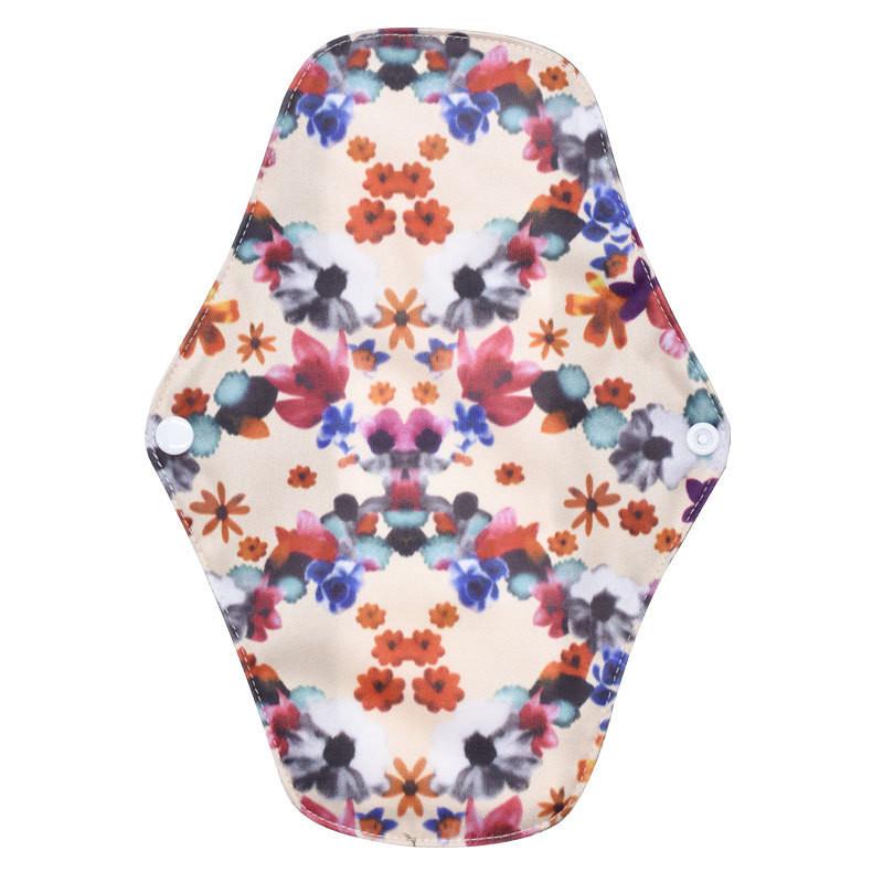 Sanitary Reusable Towels Pads Women Bamboo Cloth Washable Menstrual Safety Pads