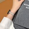 Bling metal Strap For Apple Watch band women 40mm 41mm 38mm 42mm 44mm 45mm 46mm starp