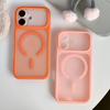 New  Matte Transparent Magnetic Phone Case for iPhone 17Pro Air 17 16 15 14 13 Pro Max For Magsafe Detachable Lens Cover