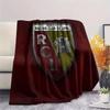 RC Lens Printed Flannel Blanket, soft throw for bedroom sofa, washable,soccer fan merchandise, great gift.