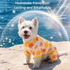 Fruit Pattern Pet Cooling Jumpsuit Thin Breathable Pet Bodysuit  Pet Clothing