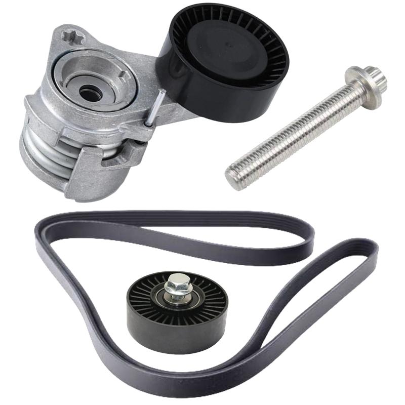 

Engine Belt Tensioner Kit For BMW E87 E90 E92 E93 E60 E63 E64 E65 E66 E84 E83 E70 E85 E86 E89 N52 11287530314 11287535860 1 SET