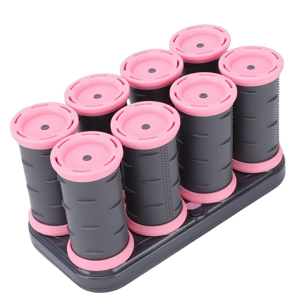 Kit 8pcs Rulli Riscaldanti per Capelli 35mm Riscaldamento Rapido Ricci di Lunga Durata Rulli Caldi Elettrici per lo Styling dei Capelli