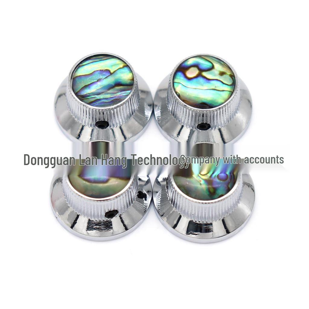 Metal Shell Bass & Electric Guitar Volume/Tone Control Knob Cap