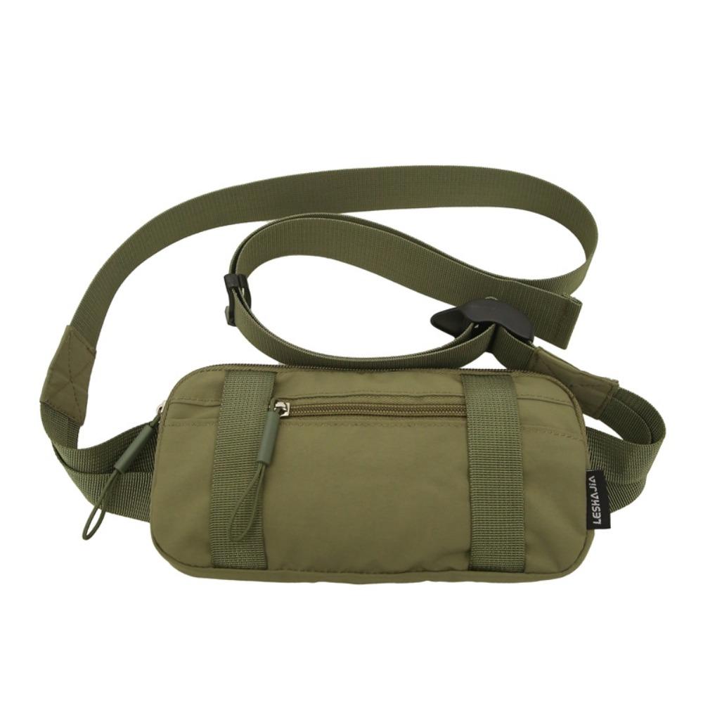 

Нейлоновая наплечная сумка-кошелек для телефона, многофункциональная спортивная поясная сумка, повседневная мужская нагрудная сумка для путешествий трава зеленый