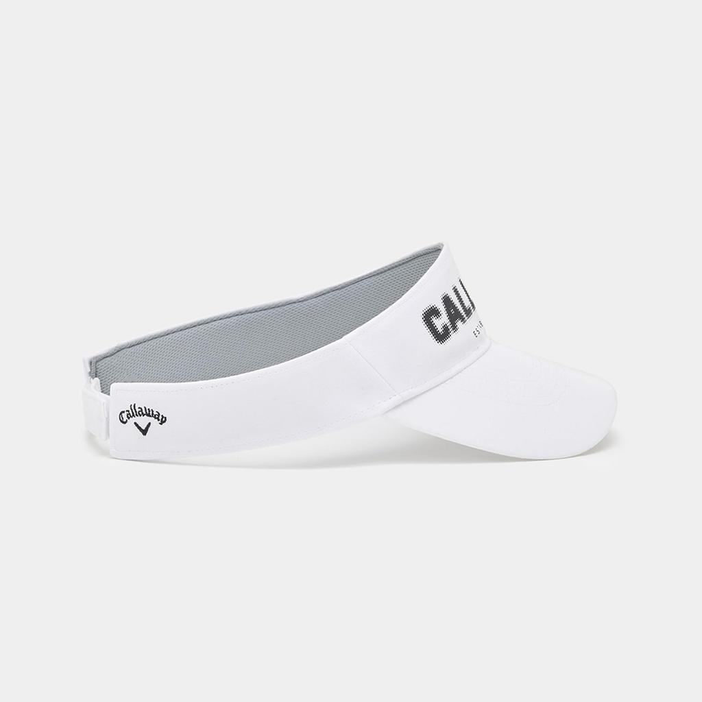 Callaway Men's Sun Visor (Cardboard, Adjustable Size) / Golf Hat / C24291114 1030_White