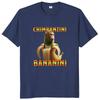 Chimpanzini Bananini T Shirt Funny Italian Brainrot Meme T-shirts Cotton Soft Unisex Tee Tops Streetwear Oversized Loose Casual