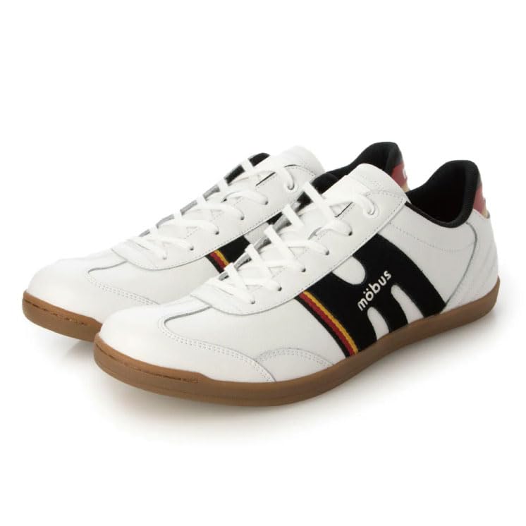 

Maubus Men s Leather Casual Walking Shoes, Current Model MULHEIM2 (White/Black, 25-Point Measurement, 5-Centenometer)