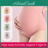 3pc Womens Waist High Underwear Breathable Cotton Maternity Adjustable Briefs Pregnancy Underwear