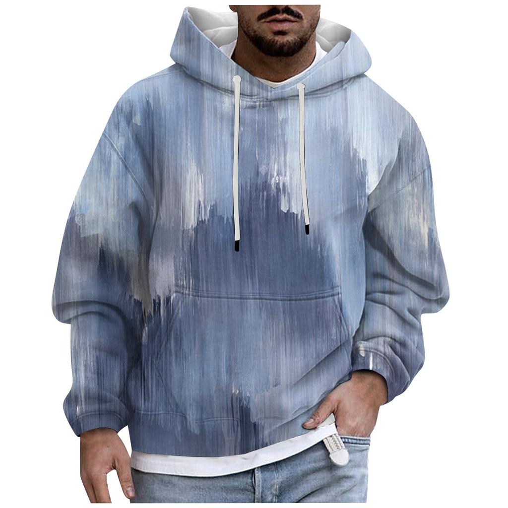 Palton cald de pluș cu imprimeu pentru bărbați Pulover din lână Palton casual Pulover de buzunar Palton de toamnă și iarnă