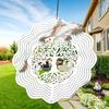 20cm Wind Spinner Tree of Life 3D Rotating Stainless Steel Mirror Reflective Streaming Visual Effect Outdoor Garden Decoration