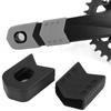 2 Pair Cycling Silicone Crank Cover Protective Case Bicycle Accessory for Road Bikeblack