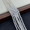 1String, White Natural Freshwater Pearls, Handmade Rice Pearl Beads for Jewelry Making DIY Crafts (Beads 2-3mm, Length 36cm)