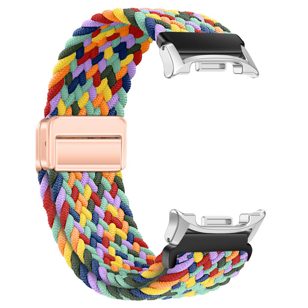 Braided Nylon Band for Samsung Galaxy Watch 8/8 Classic 46mm Magnetic Buckle for Galaxy Ultra 2025/7 47mm Colorful Sport Strap