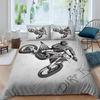 Halloween Skull Pattern Three-Piece Quilt Cover 3D Digital Printing Bedding Set Bed Cover