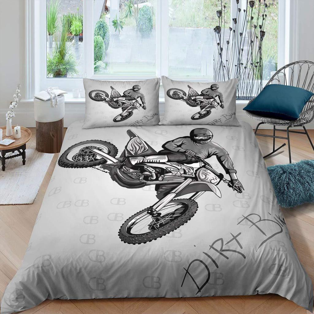 Halloween Skull Pattern Three-Piece Quilt Cover 3D Digital Printing Bedding Set Bed Cover