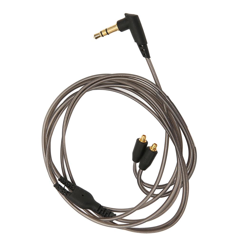 Replacement Earphone Cable Tinned Copper HiFi 3.5mm Sound Jack MMCX Headphone Elbow Cable for SE425 UE900AM PRO30 3.9ft