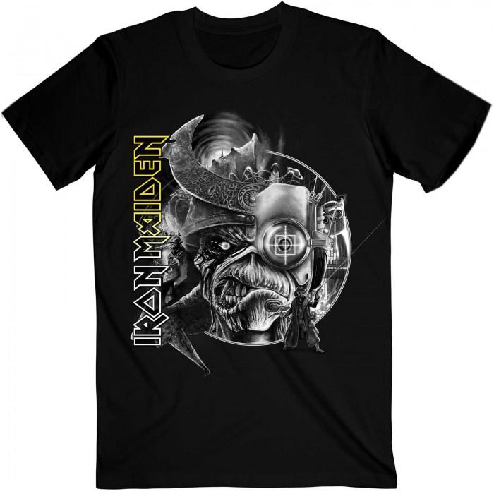 Iron Maiden Unisex Adult The Future Past Tour Â´23 Greyscale T-Shirt