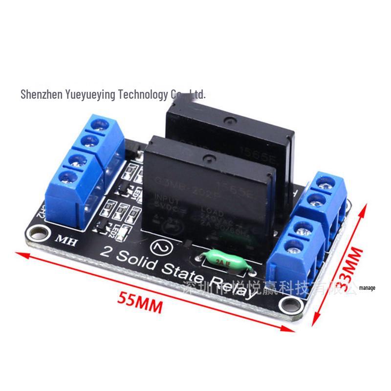 Low Level Solid State Relay Module 5V, 1/2/4/8 Channels, 250V 2A with Fuse