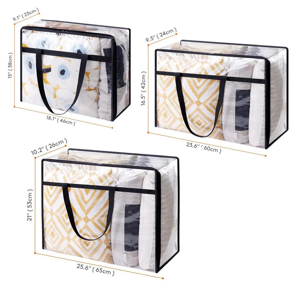 Extra Large Mobile Bag With Zipper And Handle, Clothes Storage Bag, Mobile Supplies, Space Saving, Extra Large Storage Bag