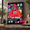 Custom Name Gorilla Tag cartoon 5D Diamond Painting Personalized Full Drill Diamond Art Kit Gift