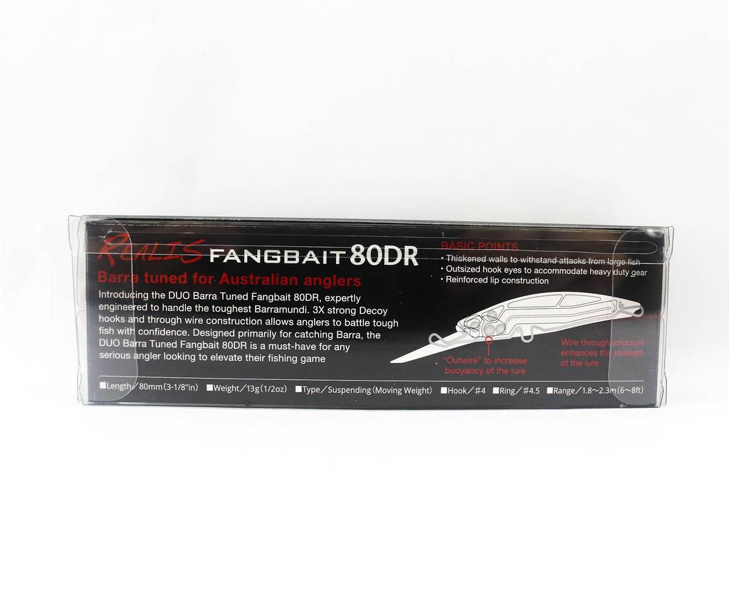 DUO Realis Fangbait 80DR Barra Tuned Suspend Lure CPA4009 (6009)