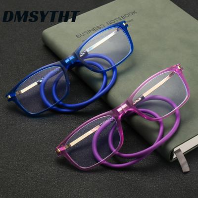 Occhiali da lettura magnetici portatili per uomo Occhiali da lettura con magnete da appendere al collo Anti-smarrimento Occhiali da presbite Donna