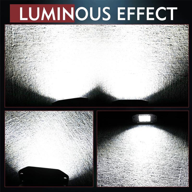 5-Zoll Embedded 39W Arbeit Licht Off-road Fahrzeug Lkw LED Auto Nebel Licht