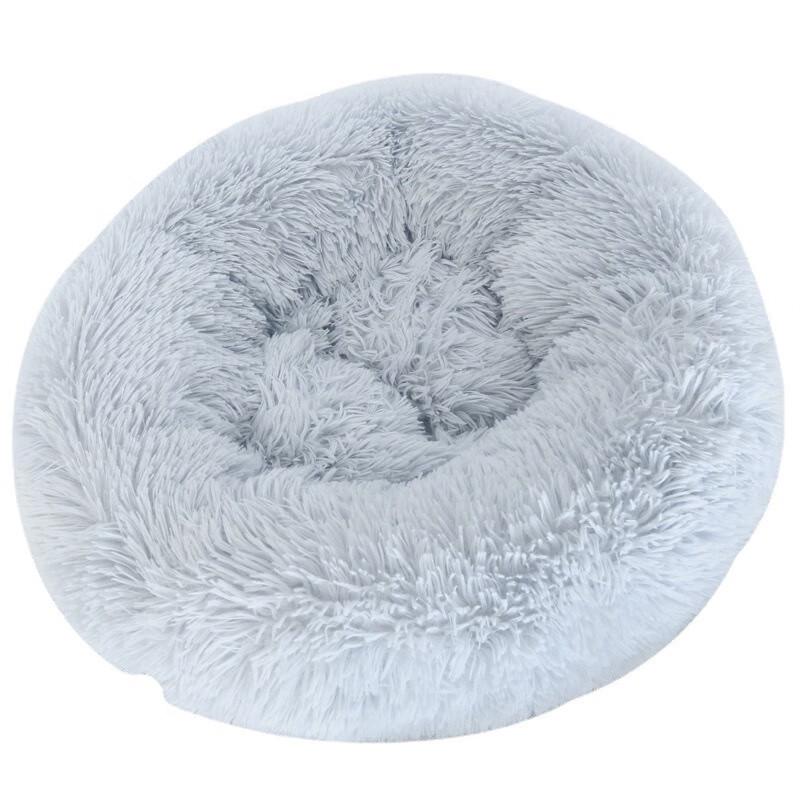 Eryan All-Season Long Plush Round Pet Bed