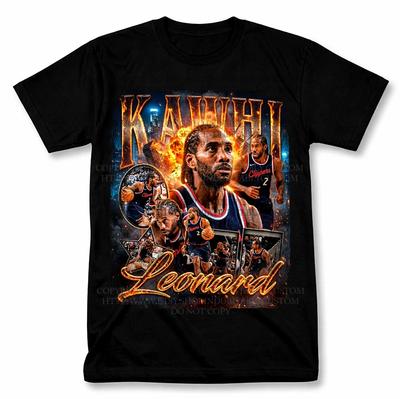 Kawhi Leonard Los Angeles Clippers Graphic T Shirt Vintage Basketball Fan Tee