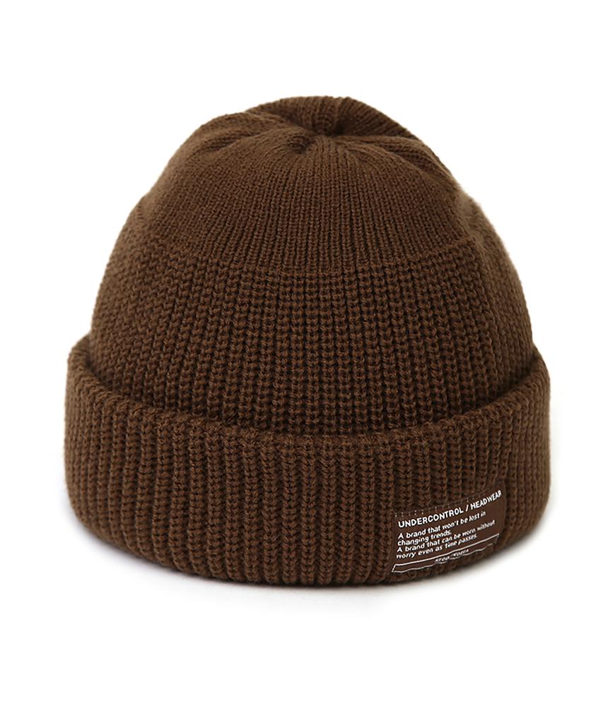Eondeokeonteulol Winter Short Beanie Beanie / Monk Fit / Brown