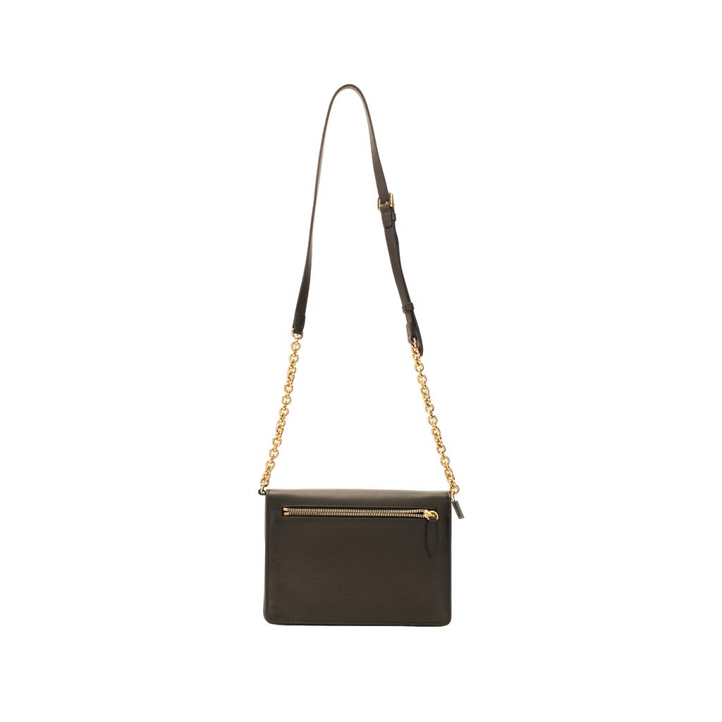 Burberry Flap Closure Adjustable Shoulder Strap Cotton Linen Crossbody Bag Women Shoulder Bag Black Multicolor 80803211