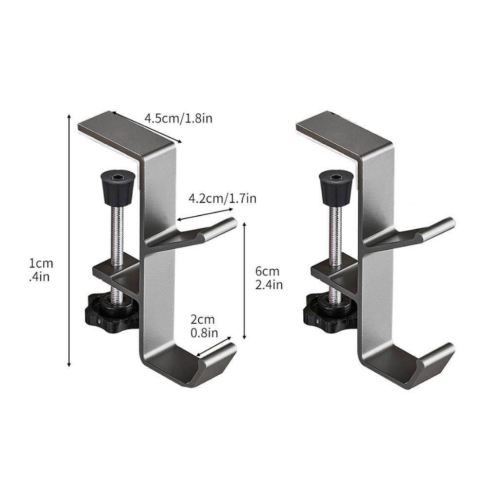 Adjustable Desk Edge Hook Punch-free Hanging Bag Hanger Removable Handbag Holders Magnetic Foldable Multi-functional Table Hook