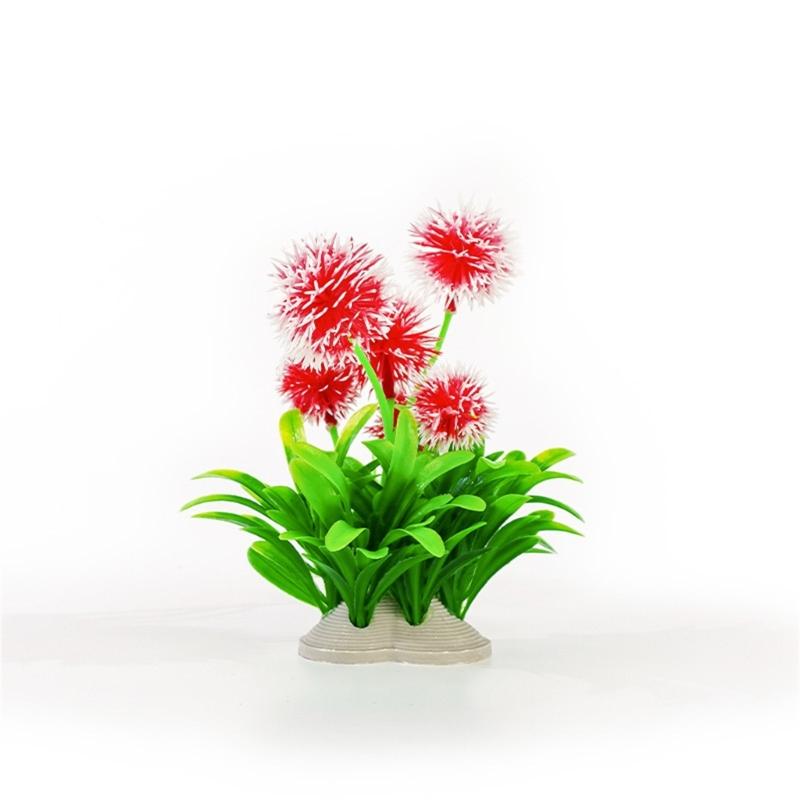 3PCSAquarium Decoration Fish Tanks Landscaping Simulation Artificial Plant Plastic Underwater Realistic Plant Aquarium
