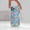 M-Moroccan Tile For iPhone 12,Mini,16,X,17,Plus,11,Max,13,XR,15,Pro,14,SE,XS,Transparent Soft Cover Case