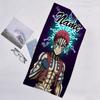 1pc Demon Slayer4 Beach Towel with Custom Name, Beach/Swimming/Bath/Picnic/Camping Towel, Suitable for Seaside Beaches