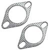 Set of 2 Muffler Engine Flange Exhaust 50mm To High Heat Resistant and Universal Fit for and Various Exhaust Pipes Gaskets, Gaskets, 2mm, 53mm,