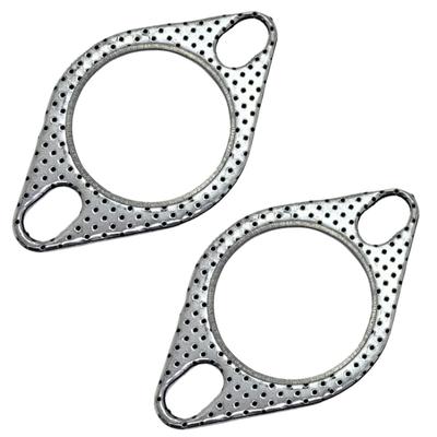 Set of 2 Muffler Engine Flange Exhaust 50mm To High Heat Resistant and Universal Fit for and Various Exhaust Pipes Gaskets, Gaskets, 2mm, 53mm,