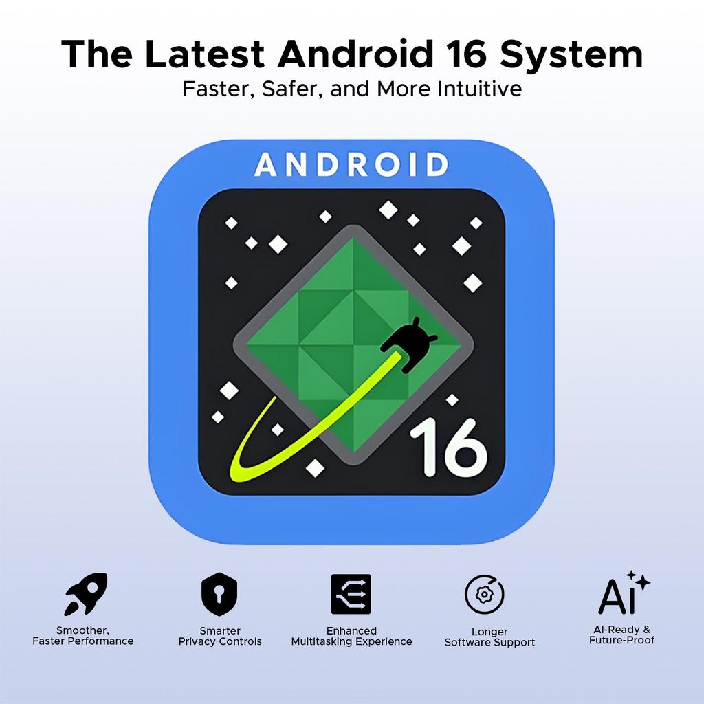 DOOGEE Tab G6+ 11 inch Tablet Android 16, 32GB RAM+256GB ROM (TF 2TB), 13MP Camera, Tablets with Sim Card Slot