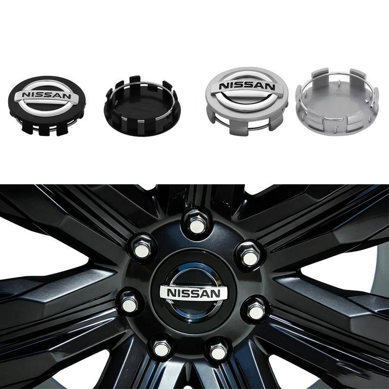 4pcs Car Hubcap Styling Wheel Center Hub Caps Covers Emblem Replacement Cover for Nissan Nismo GTR Altima Qashqai Almera Navara