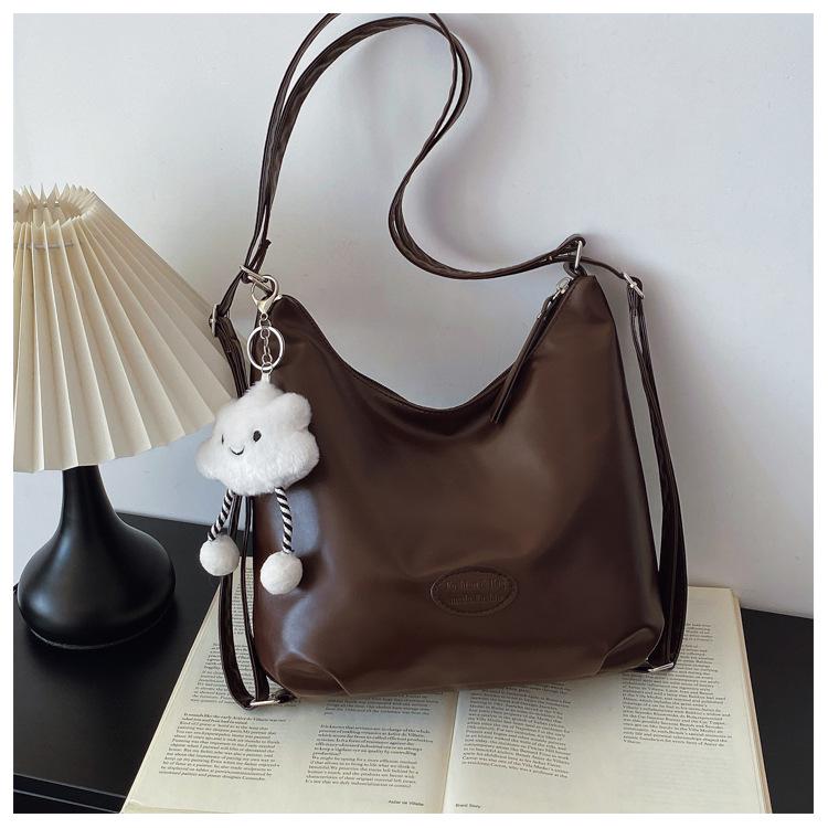 Korean Style Large Capacity Women's Tote Bag - 2024 Summer Trend, Versatile Chain Strap, Shoulder and Crossbody Option