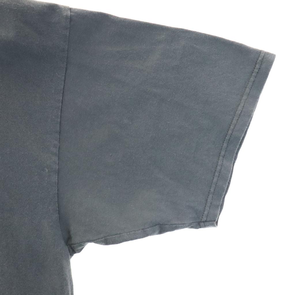 YAZBEK 90s Old Back print Short sleeve T-shirt 3XL Charcoal gray Biggs Men's Used