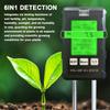 6 In1 Moisture Sunlight PH Meter Temperature Humidity Soil Fertility Garden Plants Flowers Moist Tester Soil Moisture Sensor