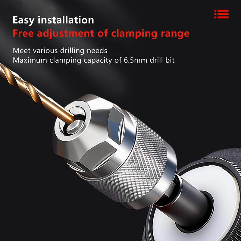 Quick Shift Hexagonal Grip Drill Bit Adapters; Screwdriver Chuck Converter Kit for Electric Drills