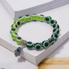 Lucky Turkish Evil Eye Beaded Bracelet 2026 New Design Colorful Eyes Fatima Hand Pendant Bracelets For Women Men Couple Jewelry