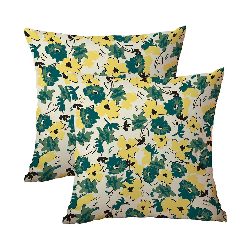 New Abstract Retro Oil Painting Style Pillowcase Double-sided Printed Home Sofa Cushion Pillowcase