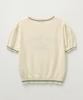 Seteo (W) Bon Voyage Puff Knit Cream Navy